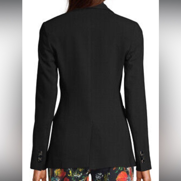Robert Graham Kelly Two-Button Black Blazer Size 4 - Picture 3 of 4